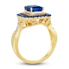 Thumbnail Image 2 of Le Vian Natural Tanzanite & Natural Sapphire Ring 1/2 ct tw Diamonds 14K Honey Gold