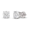 Thumbnail Image 1 of Lab-Grown Diamond Solitaire Stud Earrings 5 ct tw Round 14K White Gold (SI2/F)