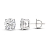 Thumbnail Image 2 of Lab-Grown Diamond Solitaire Stud Earrings 5 ct tw Round 14K White Gold (SI2/F)