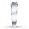 Thumbnail Image 2 of Men's Diamond Anniversary Band 1/10 ct tw Round 14K White Gold