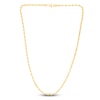 Thumbnail Image 2 of Men's Solid Diamond-Cut Rope Chain Necklace 14K Yellow Gold 24" 3.5mm