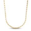 Thumbnail Image 1 of Men's Solid Diamond-Cut Rope Chain Necklace 14K Yellow Gold 22" 5.4mm