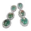 Thumbnail Image 0 of Le Vian Natural Aquaprase Drop Earrings 2-3/4 ct tw Diamonds 14K Vanilla Gold