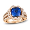 Thumbnail Image 1 of Le Vian Natural Tanzanite Ring 5/8 ct tw Diamonds 18K Strawberry Gold
