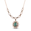 Thumbnail Image 0 of Le Vian Natural Aquaprase Necklace 1-3/4 ct tw Diamonds 18K Strawberry Gold 18"