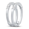 Thumbnail Image 2 of Diamond Enhancer Ring 1 ct tw Princess/Round 14K White Gold