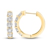 Thumbnail Image 1 of Diamond Hoop Earrings 1/2 ct tw 14K Yellow Gold