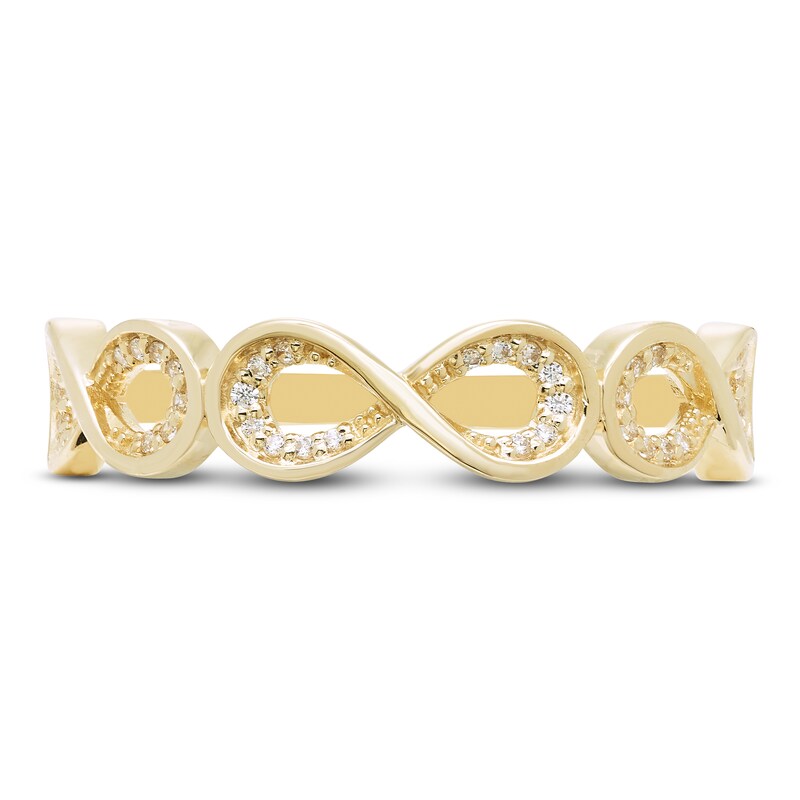 Main Image 3 of Diamond Ring 1/10 ct tw 10K Yellow Gold