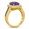 Thumbnail Image 2 of Le Vian Natural Amethyst & Diamond Ring 1/2 ct tw 14K Honey Gold