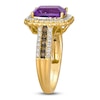Thumbnail Image 3 of Le Vian Natural Amethyst & Diamond Ring 1/2 ct tw 14K Honey Gold