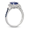 Thumbnail Image 2 of Le Vian Natural Tanzanite, Natural Blue Sapphire  & Diamond Ring 3/8 ct tw 14K Vanilla Gold