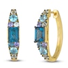 Thumbnail Image 2 of Le Vian Mare Azzurro Natural Multi-Gemstone Earrings 14K Honey Gold