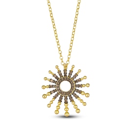 Le Vian Dolce D'Oro Chocolate Diamond Pendant Necklace 1/3 ct tw 14K Honey Gold 19"