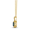 Thumbnail Image 2 of Le Vian Dolce D'Oro Natural Blue Topaz & Chocolate Diamond Pendant Necklace 1/15 ct tw 14K Honey Gold 19"