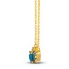 Thumbnail Image 2 of Le Vian Mare Azzurro Natural Multi-Gemstone Necklace 14K Honey Gold 19"