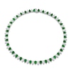Thumbnail Image 0 of Jared Atelier X Shy Pear-Shaped Natural Emerald & Diamond Necklace 18-1/3 ct tw Platinum 16"