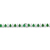 Thumbnail Image 3 of Jared Atelier X Shy Pear-Shaped Natural Emerald & Diamond Necklace 18-1/3 ct tw Platinum 16"