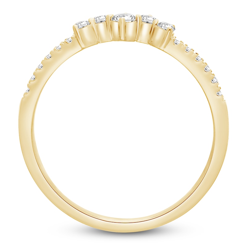Main Image 2 of Diamond Stackable Ring 1/4 ct tw 10K Yellow Gold