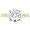 Thumbnail Image 3 of Pnina Tornai Lab-Grown Diamond Round-Cut Engagement Ring 4-3/8 ct tw 14K Yellow Gold