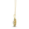 Thumbnail Image 2 of Le Vian Natural Opal, Tsavorite Garnet & Blue Sapphire Necklace 3/8 ct tw Diamonds 14K Honey Gold 19"
