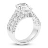 Thumbnail Image 2 of Created By Jared Studio Lab-Grown  Oval-Cut Diamond Engagement Ring 4-3/4 ct tw 14K White Gold