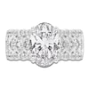Thumbnail Image 3 of Created By Jared Studio Lab-Grown  Oval-Cut Diamond Engagement Ring 4-3/4 ct tw 14K White Gold
