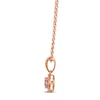 Thumbnail Image 2 of Le Vian Morganite Necklace 1/6 ct tw Diamonds 14K Strawberry Gold 19"