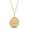 Thumbnail Image 2 of Diamond Angel Number 111 Medallion Necklace 1/4 ct tw 10K Yellow Gold 18"