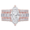 Thumbnail Image 3 of Marquise-Cut Created By Jared Studio Lab-Grown Diamond Engagement Ring 3-3/4 ct tw 14K Rose Gold