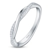Thumbnail Image 2 of Kirk Kara Diamond Twist Wedding Band 1/6 ct tw 18K White Gold