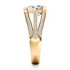 Thumbnail Image 3 of J'Lure Lab-Grown Diamond Shield Step-Cut Engagement Ring 2-1/3 ct tw 18K Yellow Gold
