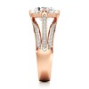 Thumbnail Image 3 of J'Lure Lab-Grown Diamond Octagon Brilliant-Cut Engagement Ring 3-1/2 ct tw 18K Rose Gold