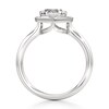 Thumbnail Image 2 of J'Lure Heart Brilliant-Cut Lab-Grown Diamond Half-Halo Engagement Ring 1 ct tw 18K White Gold