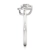 Thumbnail Image 3 of J'Lure Heart Brilliant-Cut Lab-Grown Diamond Half-Halo Engagement Ring 1 ct tw 18K White Gold