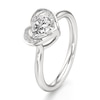 Thumbnail Image 4 of J'Lure Heart Brilliant-Cut Lab-Grown Diamond Half-Halo Engagement Ring 1 ct tw 18K White Gold