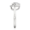 Thumbnail Image 3 of J'Lure Heart Brilliant-Cut Lab-Grown Diamond Half-Halo Engagement Ring 2 ct tw 18K White Gold