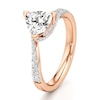 Thumbnail Image 4 of J'Lure Trillion Curved Brilliant-Cut Lab-Grown Diamond Bypass Engagement Ring 1-1/4 ct tw 18K Rose Gold