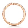 Thumbnail Image 2 of J'Lure Lab-Grown Diamond Contour Wedding Band 3/8 ct tw 18K Rose Gold