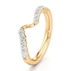 Thumbnail Image 4 of J'Lure Lab-Created Diamond Contour Wedding Band 3/8 ct tw 18K Yellow Gold