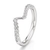 Thumbnail Image 4 of J'Lure Lab-Grown Diamond Contour Wedding Band 1/3 ct tw 18K White Gold
