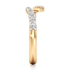 Thumbnail Image 3 of J'Lure Lab-Grown Diamond Contour Wedding Band 3/8 ct tw 18K Yellow Gold