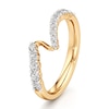 Thumbnail Image 4 of J'Lure Lab-Grown Diamond Contour Wedding Band 3/8 ct tw 18K Yellow Gold