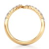 Thumbnail Image 2 of J'Lure Lab-Grown Diamond Contour Wedding Band 3/8 ct tw 18K Yellow Gold