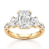 Thumbnail Image 1 of J'Lure Imperial-Emerald Step-Cut Lab-Grown Diamond Engagement Ring 4-3/4 ct tw 18K Yellow Gold