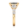 Thumbnail Image 3 of J'Lure Imperial-Emerald Step-Cut Lab-Grown Diamond Engagement Ring 4-3/4 ct tw 18K Yellow Gold