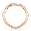 Thumbnail Image 2 of J'Lure Lab-Grown Diamond Angled Contour Wedding Band 1/4 ct tw 18K Rose Gold