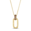 Thumbnail Image 1 of Le Vian Diamond Link Pendant Necklace 1/8 ct tw 14K Honey Gold 19&quot;