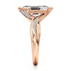 Thumbnail Image 3 of J'Lure Lozenge Step-Cut Lab-Created Diamond Bypass Engagement Ring 2-1/5 ct tw 18K Rose Gold