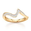 Thumbnail Image 1 of J'Lure Lab-Grown Diamond Contour Wedding Band 1/5 ct tw 18K Yellow Gold
