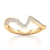 Thumbnail Image 1 of J'Lure Lab-Grown Diamond Contour Wedding Band 1/5 ct tw 18K Yellow Gold